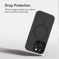 imoshion Colour Back Cover with Thin MagSafe Ring Apple iPhone 15 Pro - Black
