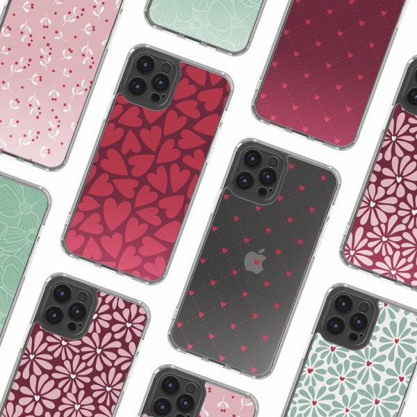 imoshion Design hoesje Apple iPhone 12 (Pro) - Hearty Coral Dust