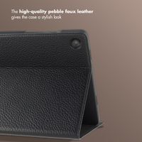 Selencia Riva Bookcase Samsung Galaxy Tab A11 Plus - Black