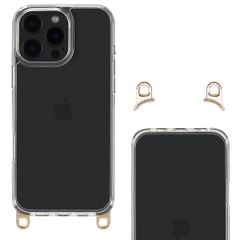Selencia Backcover met afneembare haakjes Apple iPhone 16 Pro Max - Transparant