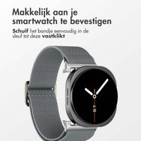 imoshion Elastisch Nylonbandje voor de Samsung Galaxy Watch 8 (Classic) - 40 / 44 / 46mm - Grijs