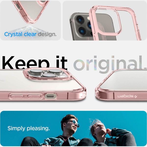 Spigen Ultra Hybrid Backcover iPhone 14 Pro Max - Roze