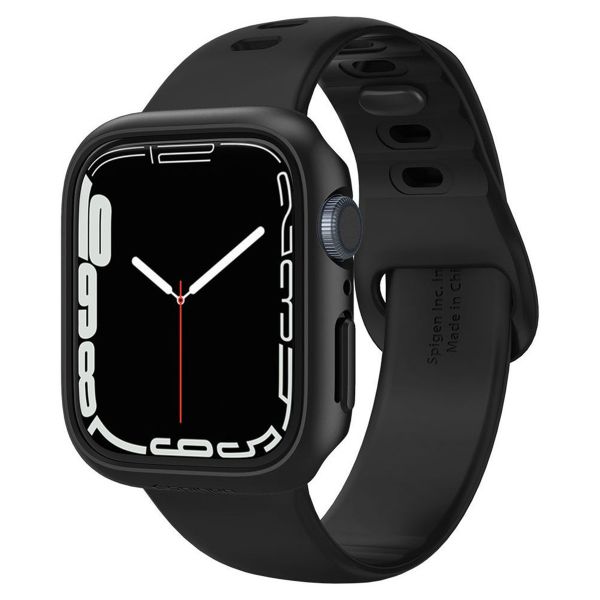 Spigen Thin Fit™ Case Apple Watch Series 7 / 8 / 9 - 45 mm - Zwart