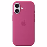 Apple Silicone Backcover MagSafe Apple iPhone 16 - Fuchsia