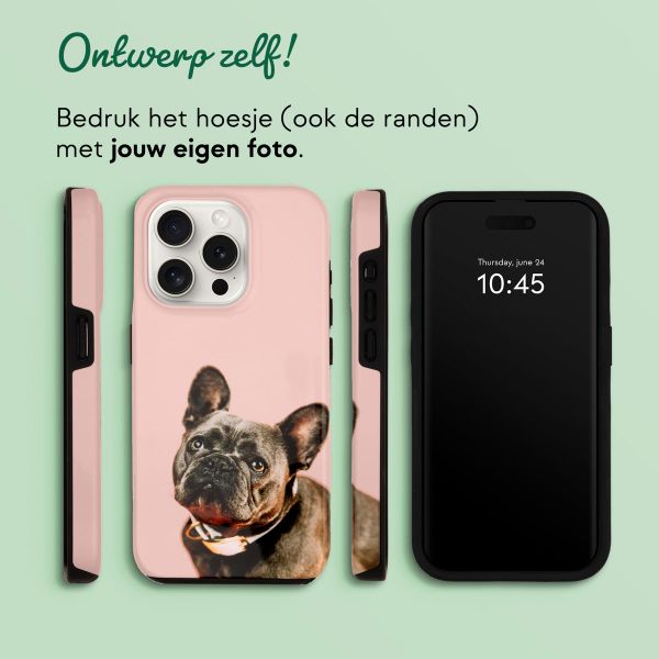 Ontwerp je eigen tough case Apple iPhone 15 Pro - Wit