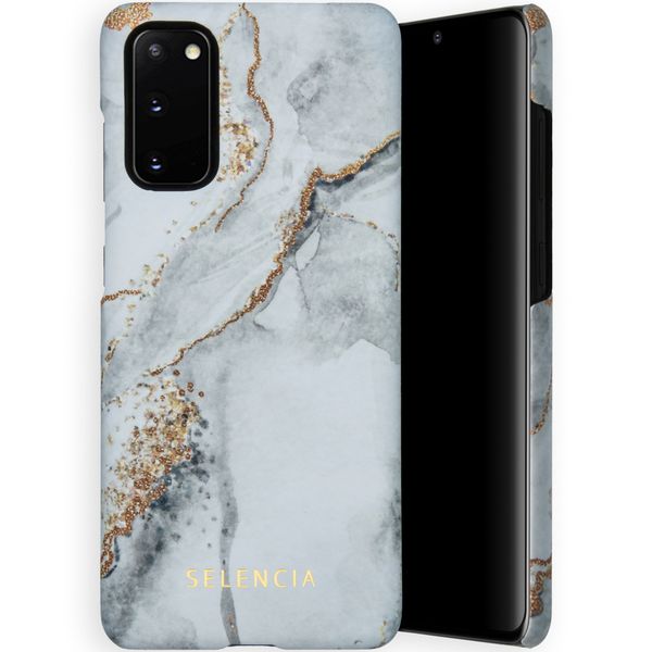 Selencia Maya Fashion Backcover Samsung Galaxy S20 - Marble Stone