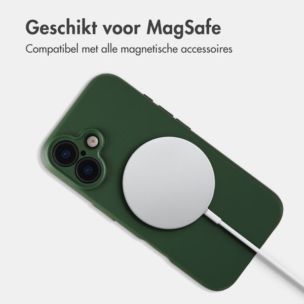 Accezz Grip Backcover met MagSafe Apple iPhone 16 - Donkergroen