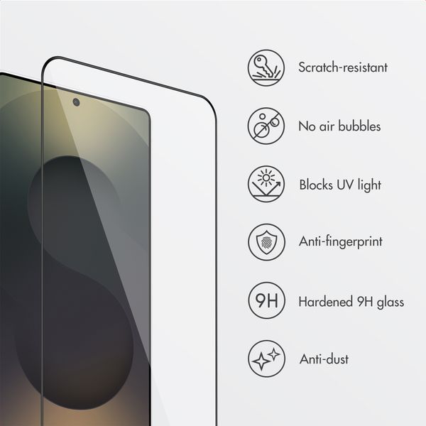 Accezz Tempered Glass Screen Protector + Applicator Samsung Galaxy S26 Ultra
