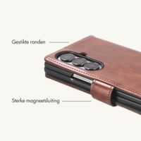 imoshion Luxe Bookcase Samsung Galaxy Z Fold 8 Ultra - Donkerbruin