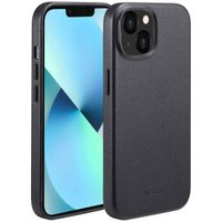 Accezz Leather Back Cover with MagSafe Apple iPhone 13 - Onyx Black