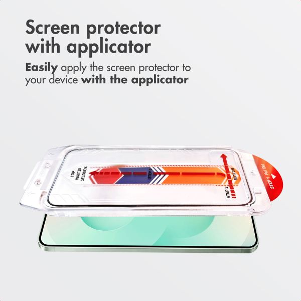 Accezz Tempered Glass Screen Protector + Applicator Samsung Galaxy S24 Plus / S25 Plus