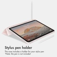 Accezz Smart Silicone Book Case Apple iPad Air 13 inch (2026) M4 / (2025) M3 / (2024) M2 - Pink