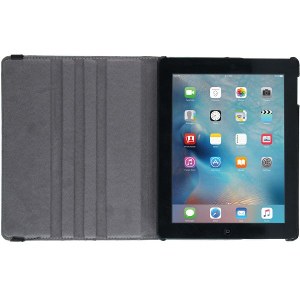 360° Draaibare Design Bookcase iPad 4 (2012) 9.7 inch / 3 (2012) 9.7 inch / 2 (2011) 9.7 inch - Wit Marmer