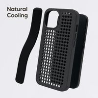 Callbuddy Hoesje met Strap Apple iPhone 17e / 16e / 15 / 14 / 13 - Epic Black
