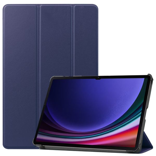 imoshion Trifold Bookcase Samsung Galaxy Tab S9 11.0 inch - Donkerblauw