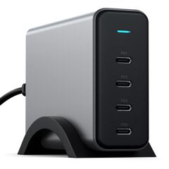 Satechi USB-C 4-Port 140 watt GaN Charger | Desktop oplader - Space Gray