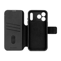 Decoded 2 in 1 Leather Detachable Wallet MagSafe Apple iPhone 17 Pro - Zwart