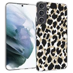 imoshion Design hoesje Samsung Galaxy S22 Plus - Luipaard / Zwart