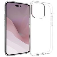 Accezz Clear Backcover iPhone 14 Pro - Transparant