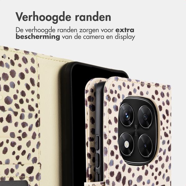 imoshion Design Bookcase Xiaomi Redmi Note 14 Pro Plus (5G) - Black And White Dots