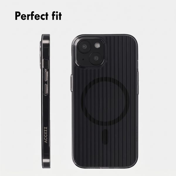 Accezz Lite Case with MagSafe | Fluted | Apple iPhone 15 - Black