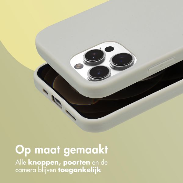 imoshion Color Backcover Apple iPhone 12 (Pro) - Grijs