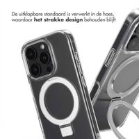 Accezz Ring Stand Backcover met MagSafe Apple iPhone 16 Pro Max - Transparant