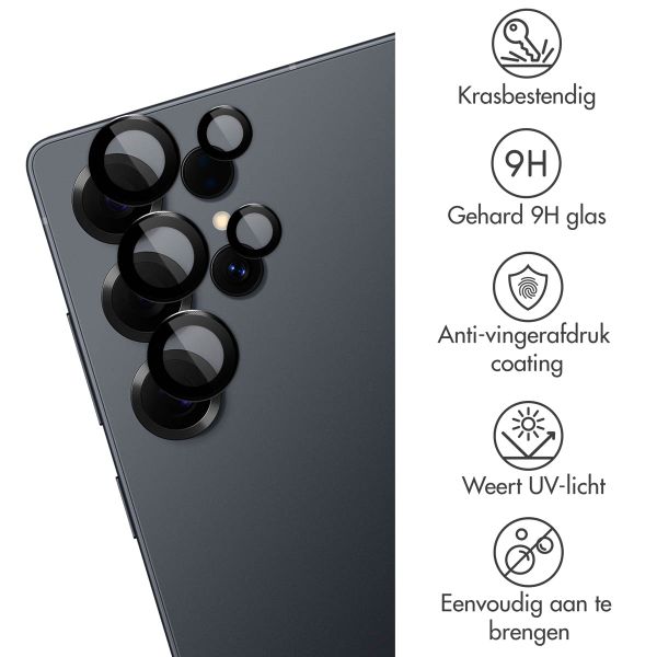imoshion 2 Pack Camera lens protector Samsung Galaxy S25 Ultra - Titanium Black