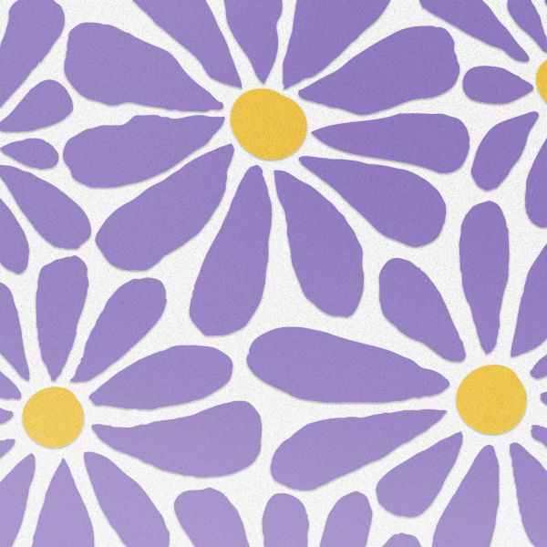 imoshion  Design hoesje Samsung Galaxy A56 - Tropical Violet Flowers Connect