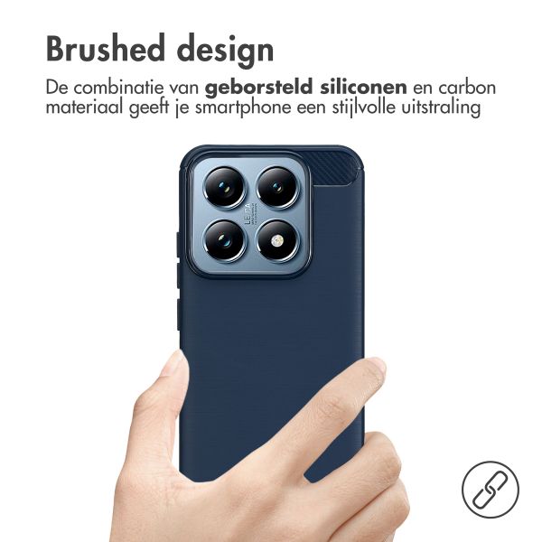 imoshion Brushed Backcover Xiaomi 14 - Donkerblauw