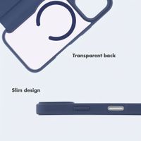 imoshion Transparent Bookcase with MagSafe Apple iPhone 17 Pro Max - Blue