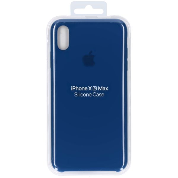 Apple Silicone Backcover Apple iPhone Xs Max - Blue Horizon