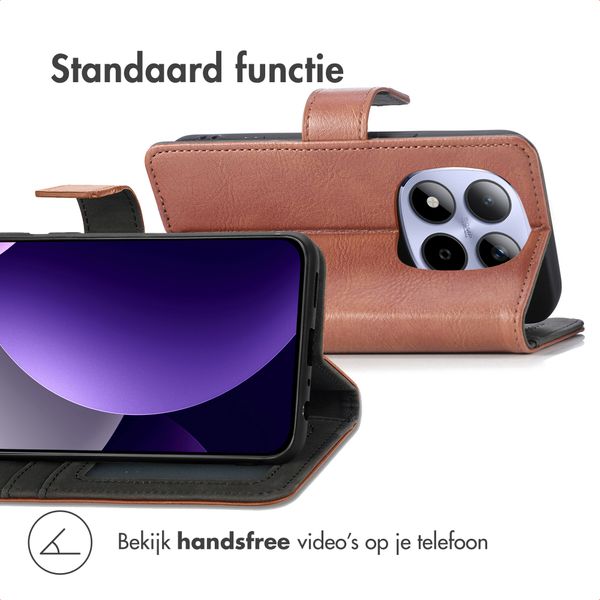 imoshion Luxe Bookcase Xiaomi Redmi Note 15 Pro (5G) - Bruin