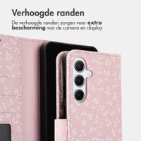imoshion Design Bookcase Samsung Galaxy A56 - Pink Bazaar Flowers