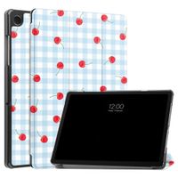 imoshion Design Trifold Bookcase Samsung Galaxy Tab A11 Plus / A9 Plus - Cherry Check