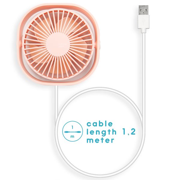 imoshion USB Bureau Ventilator - Roze