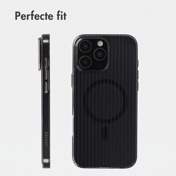 Accezz Lite Case with MagSafe | Fluted | Apple iPhone 16 Pro Max - Black