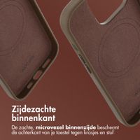 Accezz MagSafe Leather Backcover Apple iPhone 14 Pro - Coffee Brown