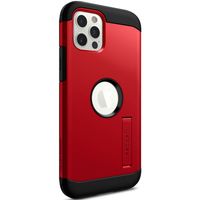 Spigen Tough Armor Backcover iPhone 12 (Pro) - Rood