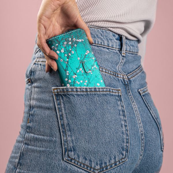 imoshion Design Softcase Bookcase Samsung Galaxy S21 Plus - Blossom