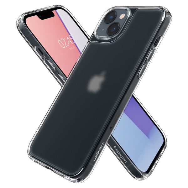 Spigen Quartz Hybrid Matte Clear Backcover iPhone 14 - Transparant