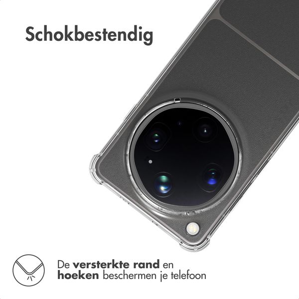imoshion Shockproof Case Oppo Find X9 Ultra - Transparant