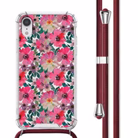 imoshion Design hoesje met koord Apple iPhone Xr - Flower Water