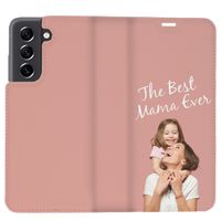 Ontwerp je eigen Samsung Galaxy S21 FE bookcase hoes