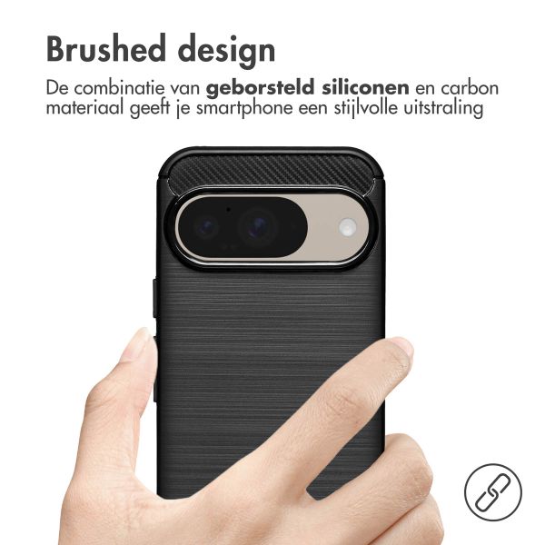 imoshion Brushed Backcover Google Pixel 10 - Zwart