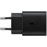 Samsung Originele USB-C naar USB-C kabel - 1.8 meter - 25 Watt + Originele Fast Charging Adapter USB-C Oplader - 25 Watt - Zwart