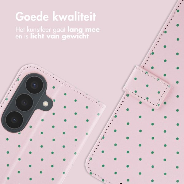 imoshion Design Bookcase Samsung Galaxy S26 - Happy Dots