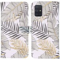 imoshion Design Softcase Bookcase Galaxy A71 - Glamour Botanic