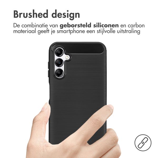 imoshion Brushed Backcover Samsung Galaxy A14 (5G/4G) - Zwart