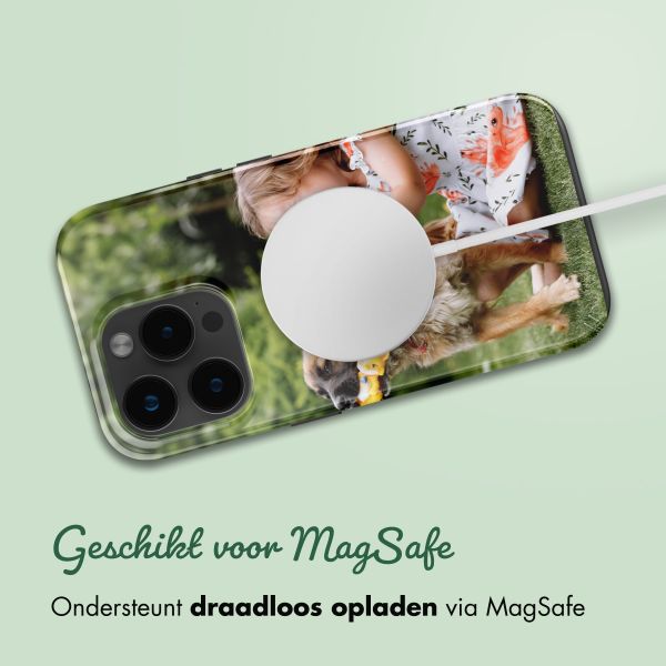 Ontwerp je eigen tough case met MagSafe Apple iPhone 15 Pro Max - Wit